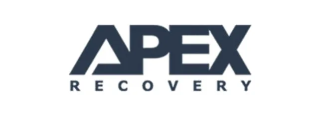 Apex Recovery logo with bold black text