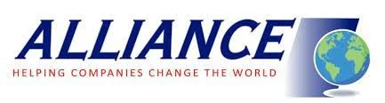 Alliance Housing logo with globe graphic